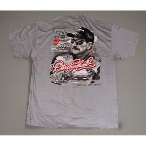 Dale Earnhardt Sr Vintage Shirt‎ Mens XL Grey Casual Tee No. 3 Chase Authentic